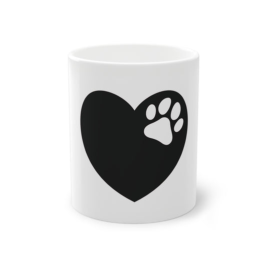 Tasse - Hundepfote mit Herz 6