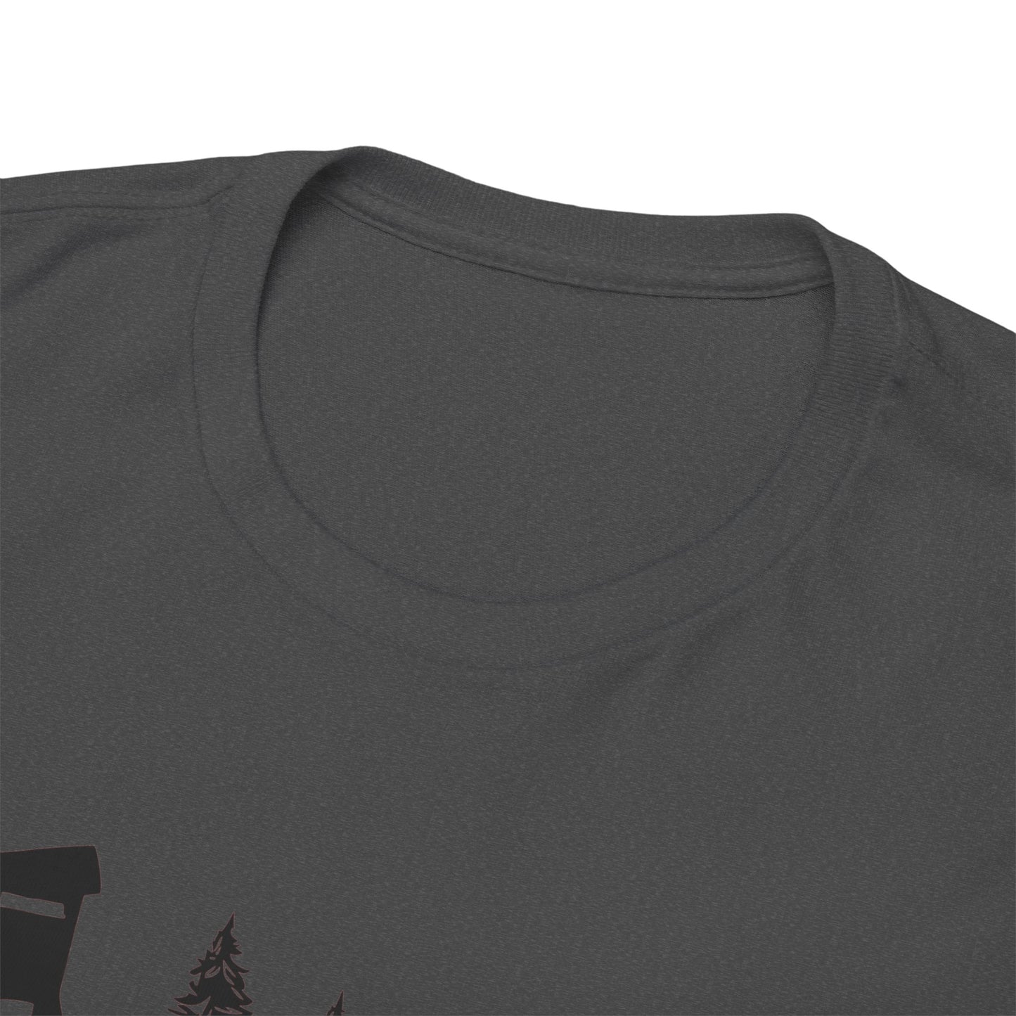 T-Shirt Unisex - Hochsitz im Wald - Damwild