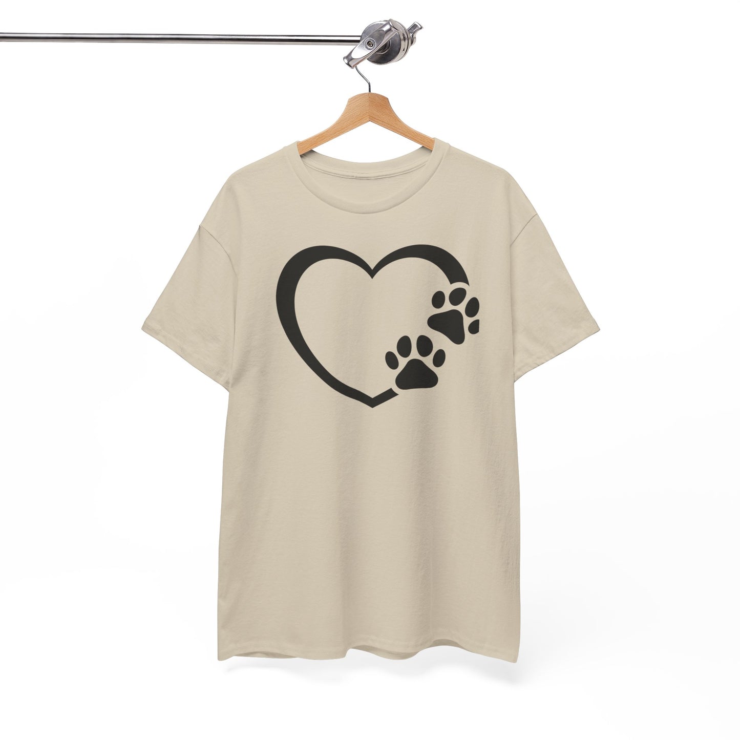 T-Shirt Unisex - Hundepfote mit Herz 7