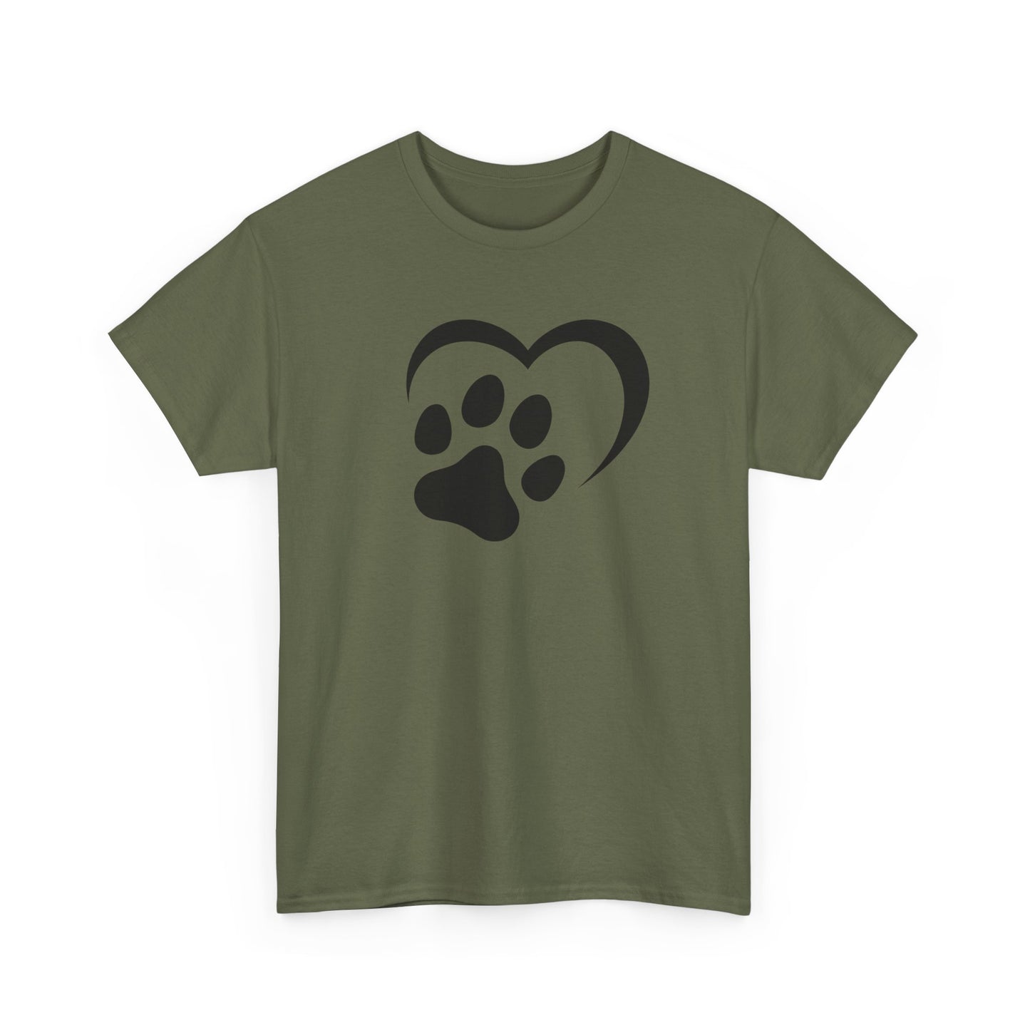 T-Shirt Unisex - Hundepfote mit Herz 2