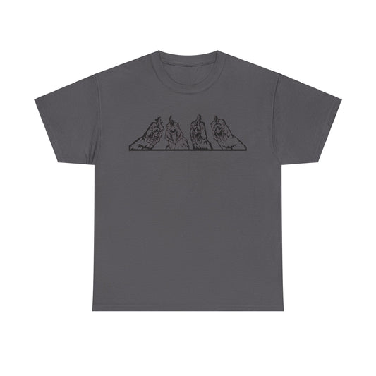 T-Shirt Unisex - Huhn Neugierig 2