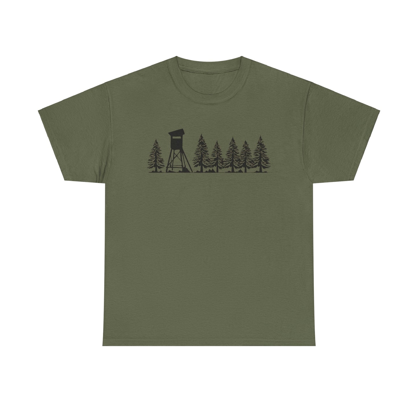 T-Shirt Unisex - Hochsitz im Wald