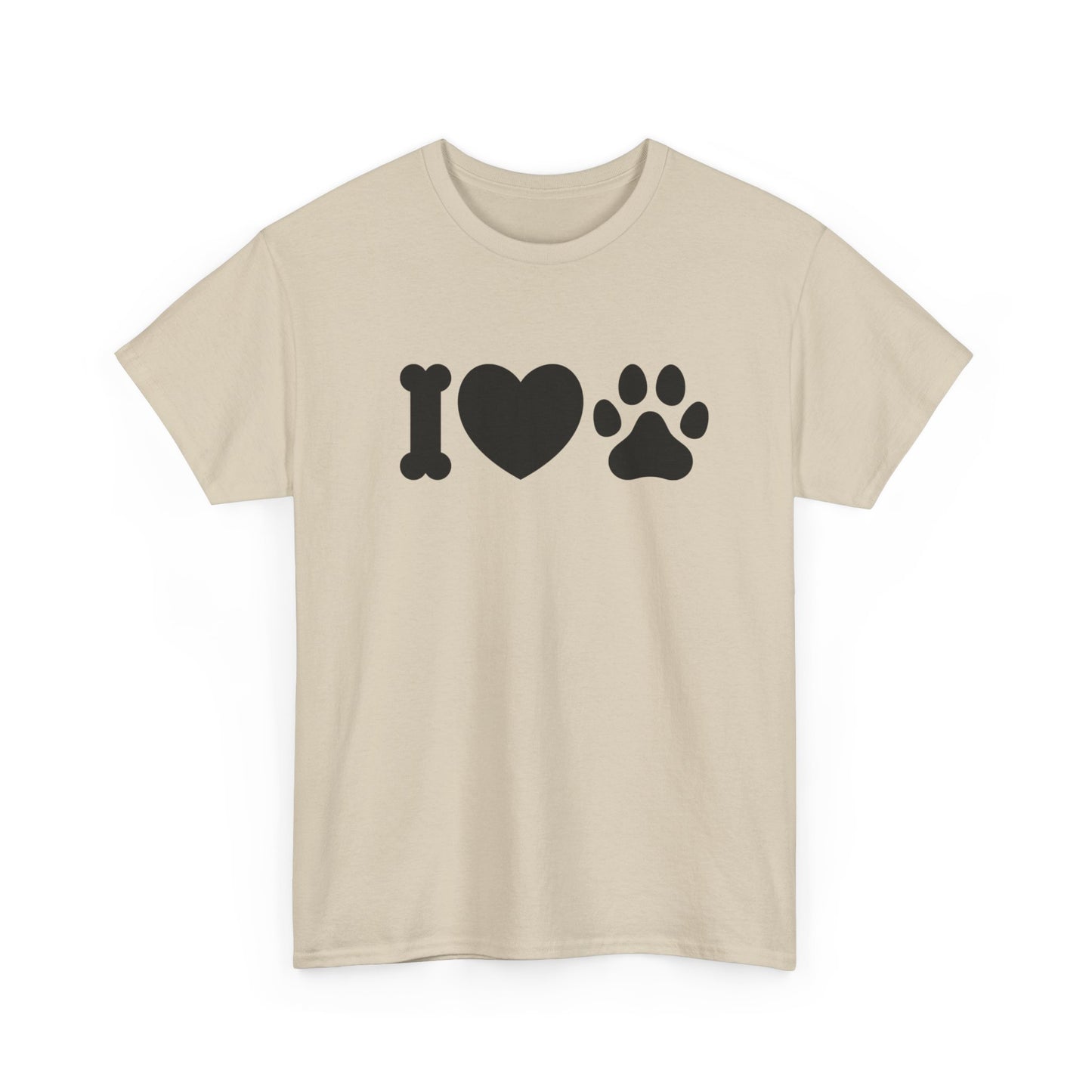 T-Shirt Unisex - Hundepfote mit Herz 4