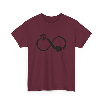 T-Shirt Unisex - Hundepfote mit Herz 3