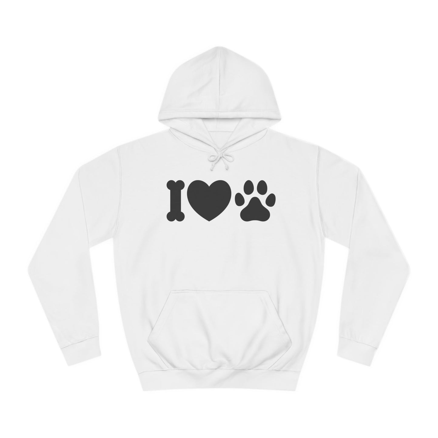 Hoodie Unisex - Hundepfote mit Herz 4