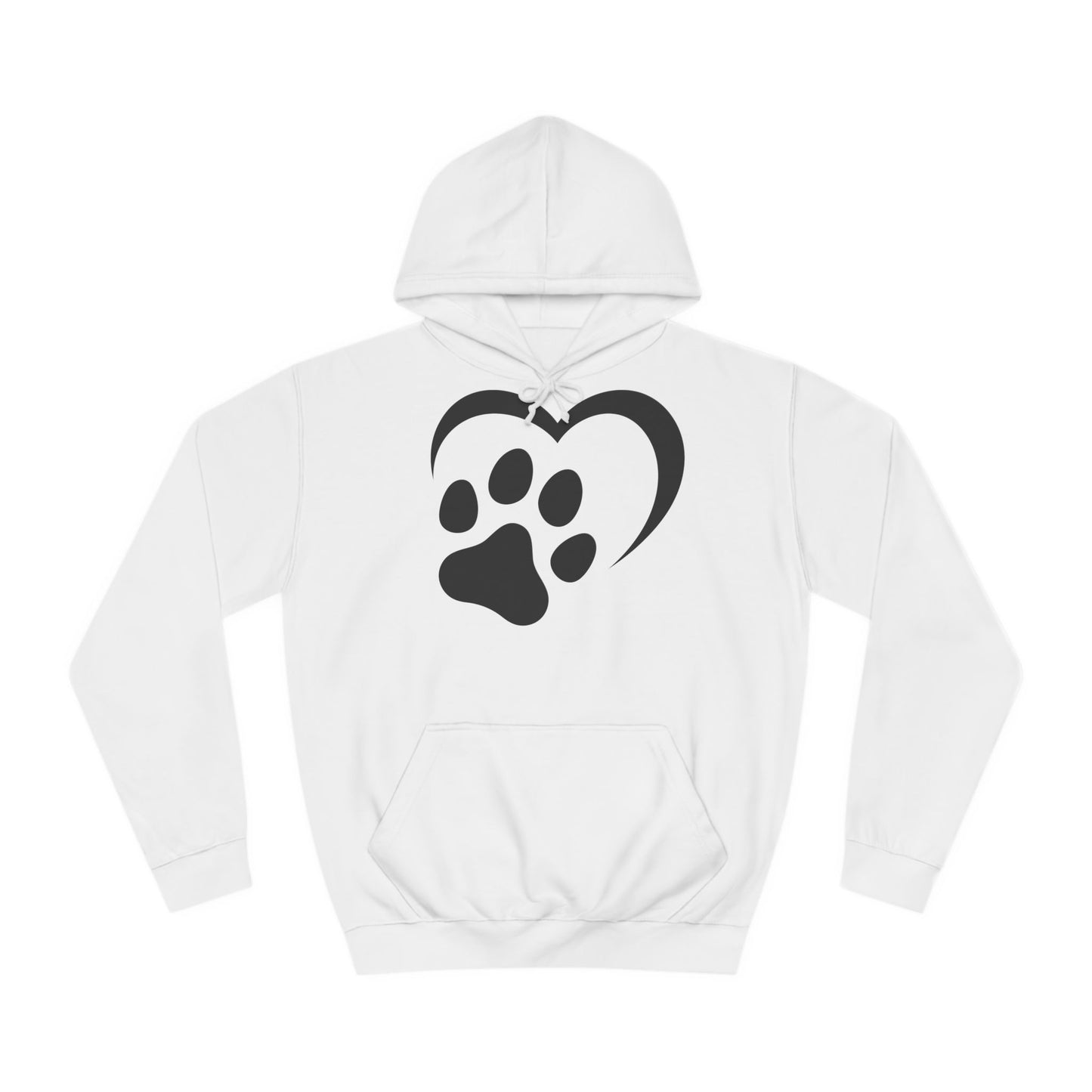 Hoodie Unisex - Hundepfote mit Herz 2
