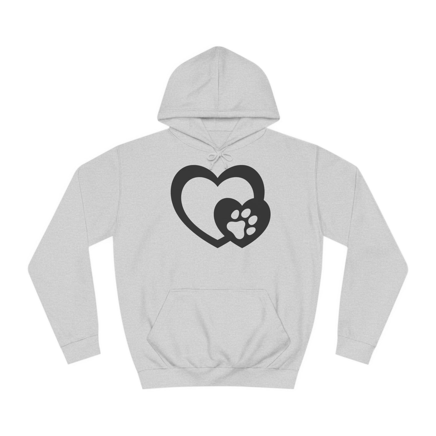 Hoodie Unisex - Hundepfote mit Herz 5