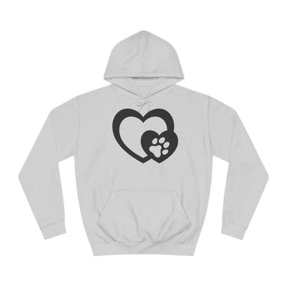 Hoodie Unisex - Hundepfote mit Herz 5