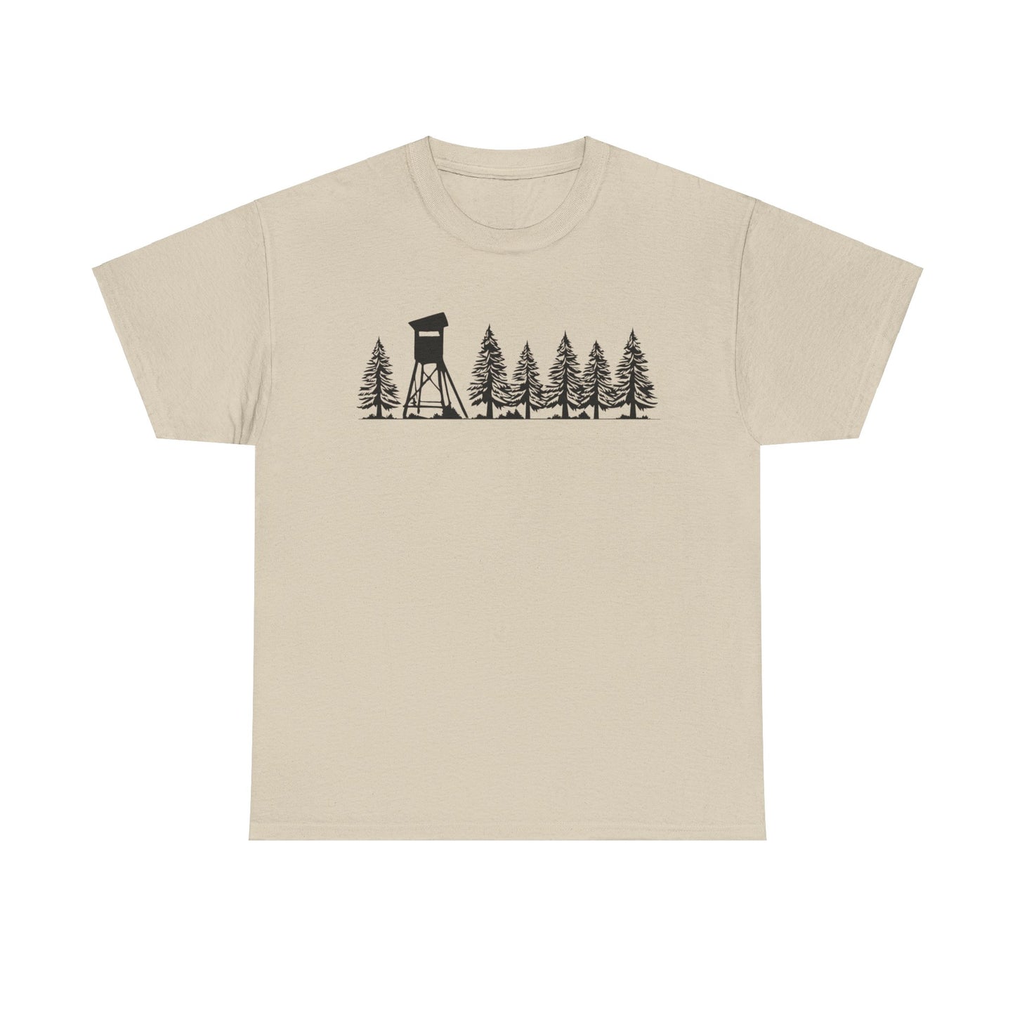 T-Shirt Unisex - Hochsitz im Wald