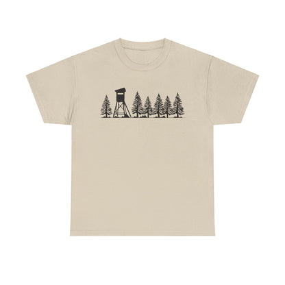T-Shirt Unisex - Hochsitz im Wald