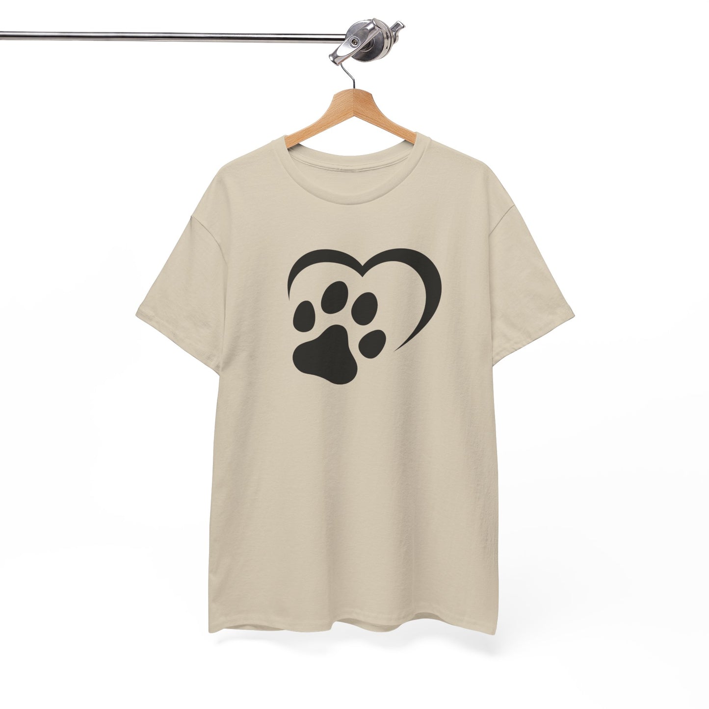 T-Shirt Unisex - Hundepfote mit Herz 2