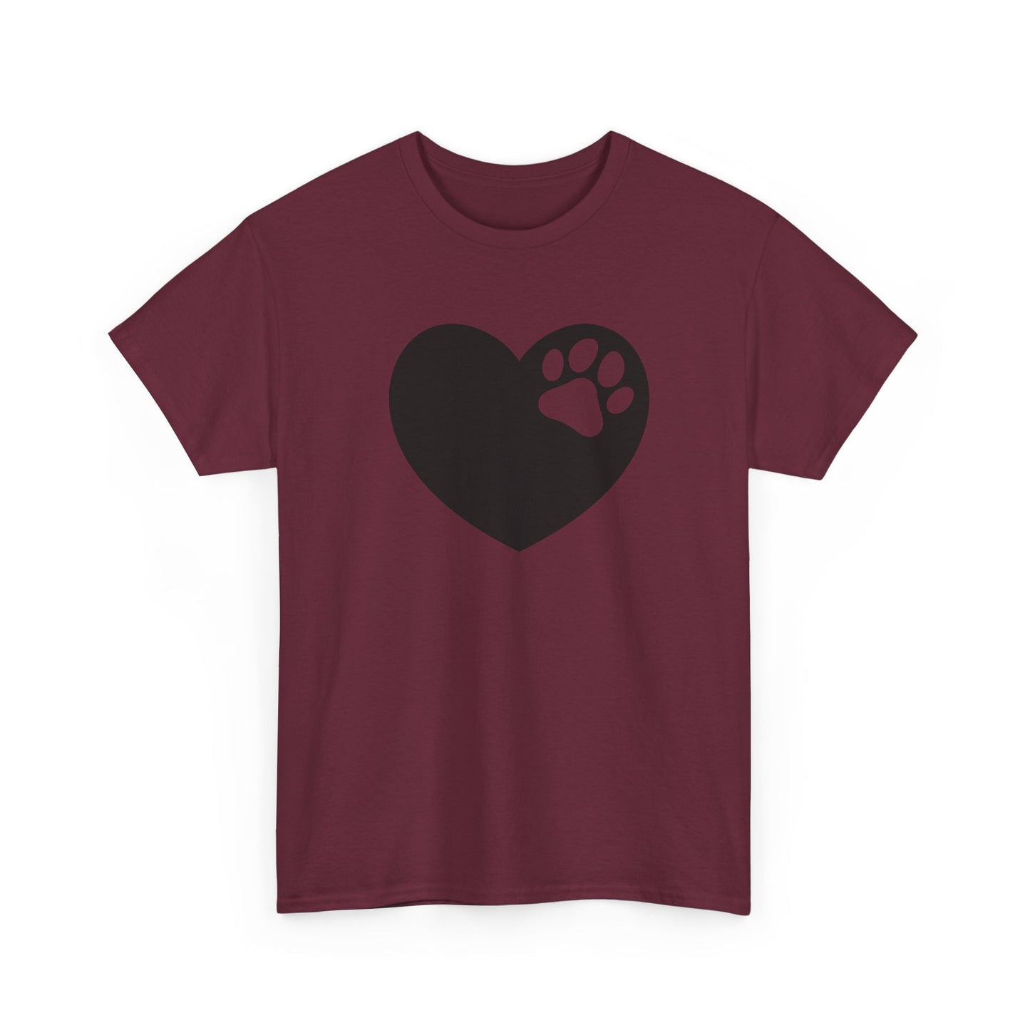 T-Shirt Unisex - Hundepfote mit Herz 6