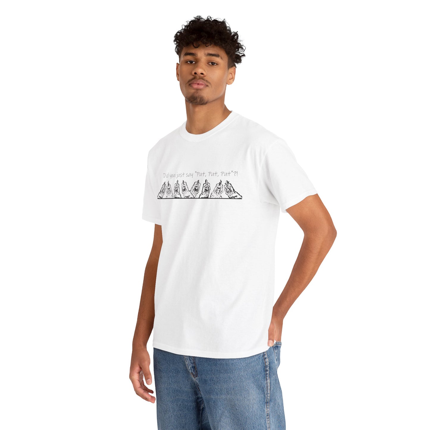 T-Shirt Unisex - Huhn Neugierig 1