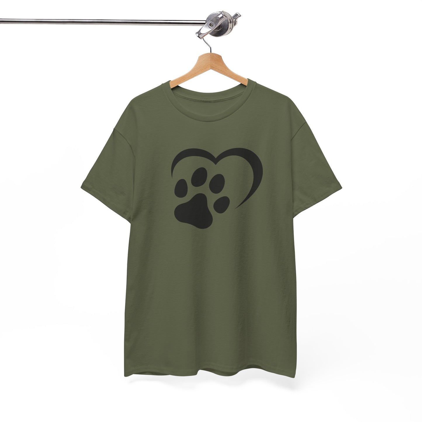 T-Shirt Unisex - Hundepfote mit Herz 2