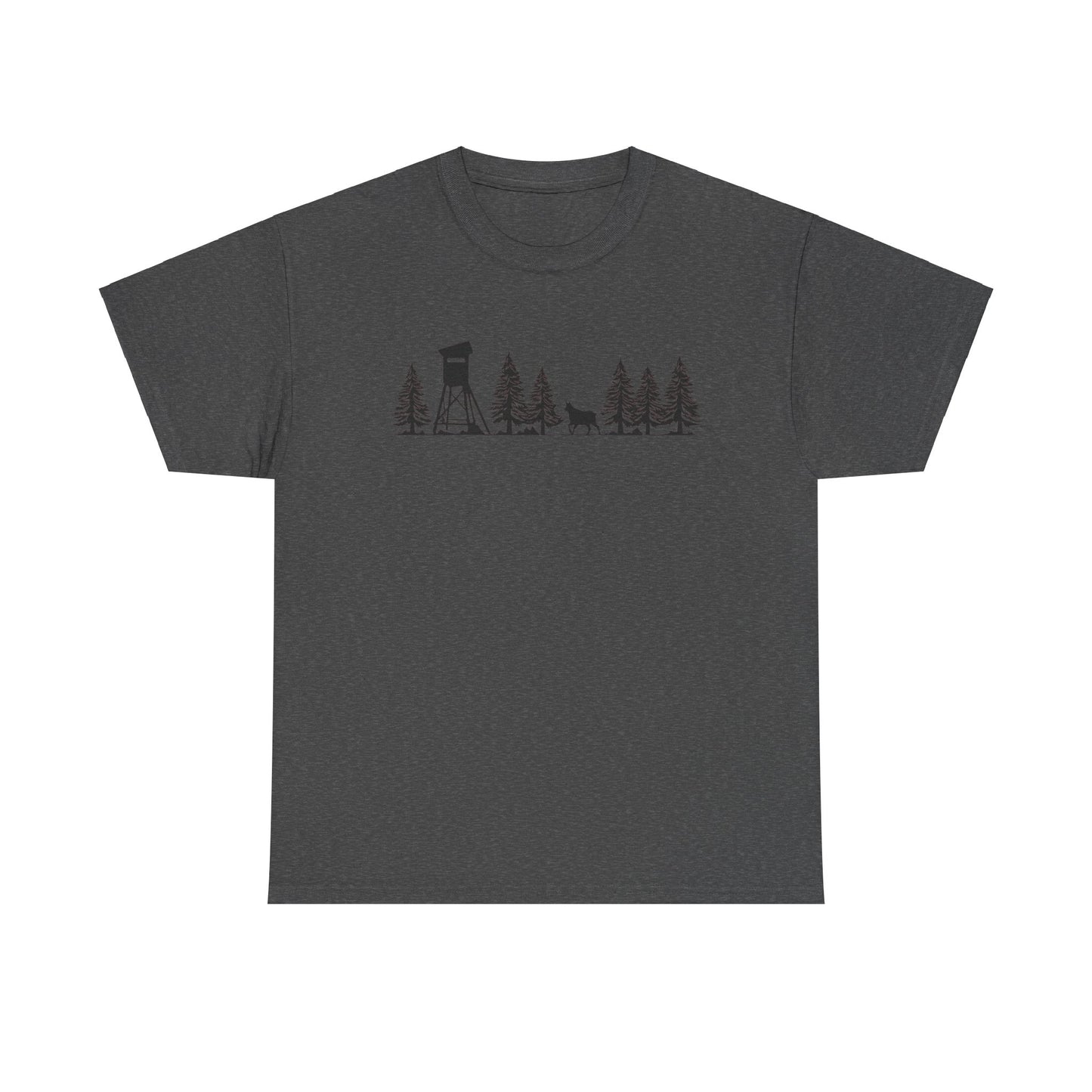 T-Shirt Unisex - Hochsitz im Wald - Gams