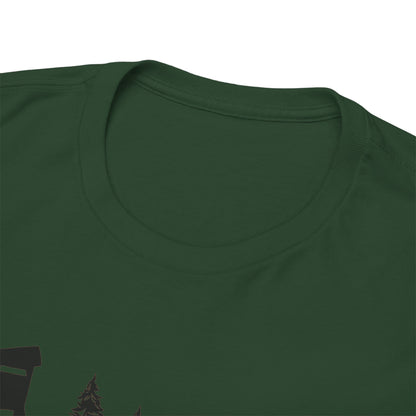 T-Shirt Unisex - Hochsitz im Wald - Damwild