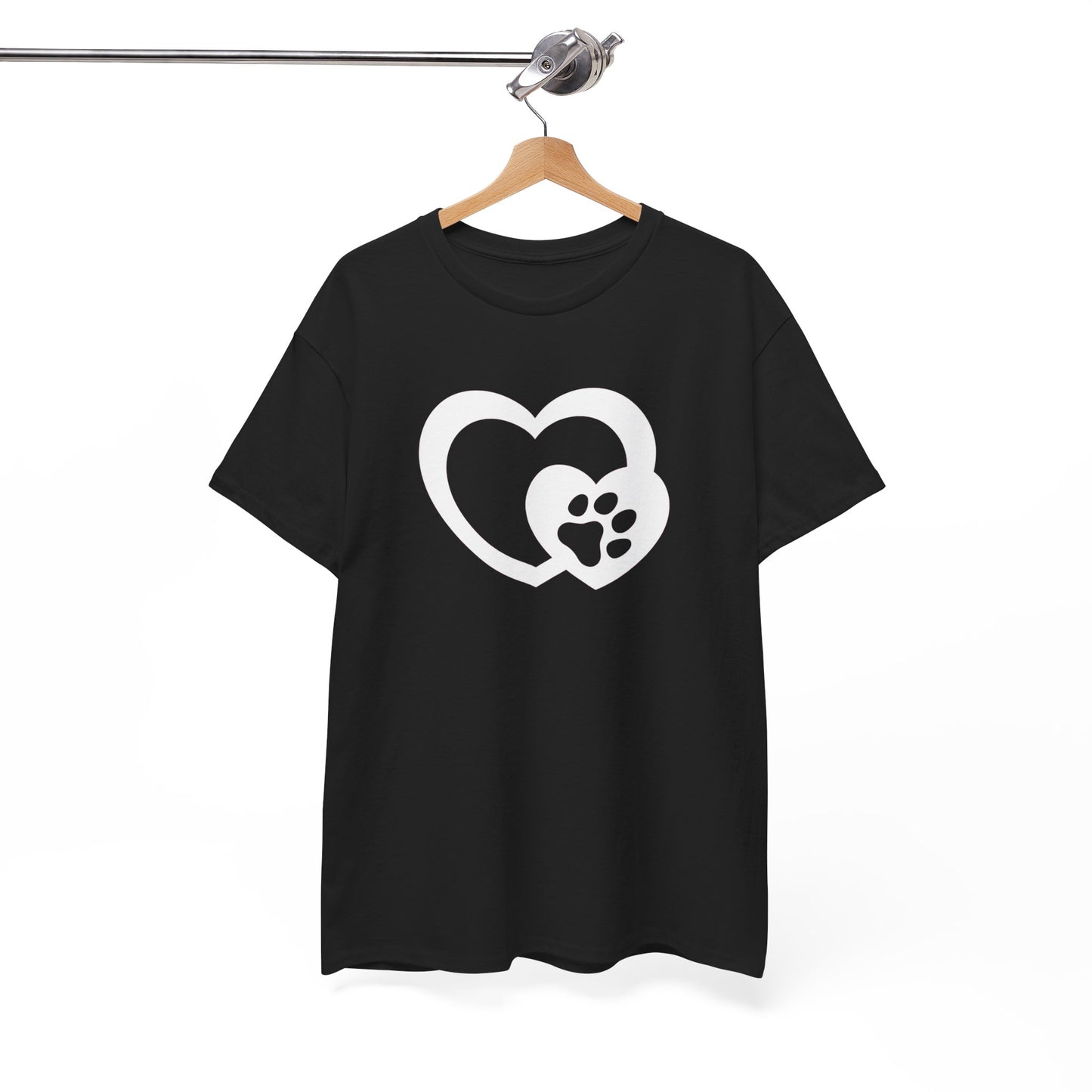 T-Shirt Unisex - Hundepfote mit Herz 5
