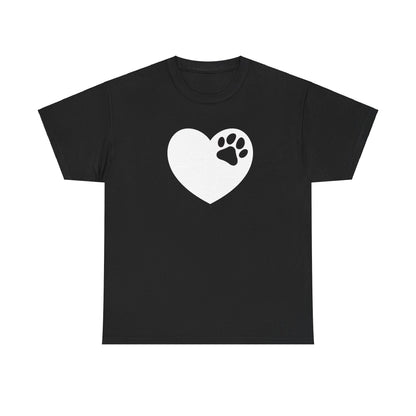 T-Shirt Unisex - Hundepfote mit Herz 6