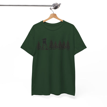 T-Shirt Unisex - Hochsitz im Wald