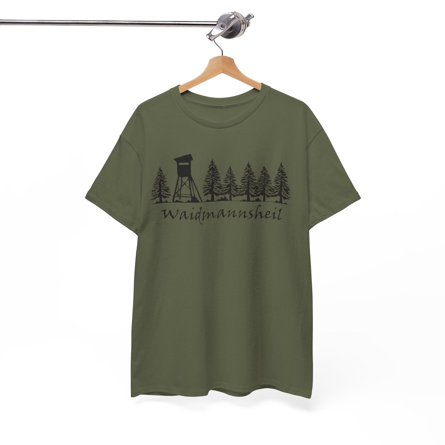 T-Shirt Unisex - Hochsitz im Wald - Waidmannsheil