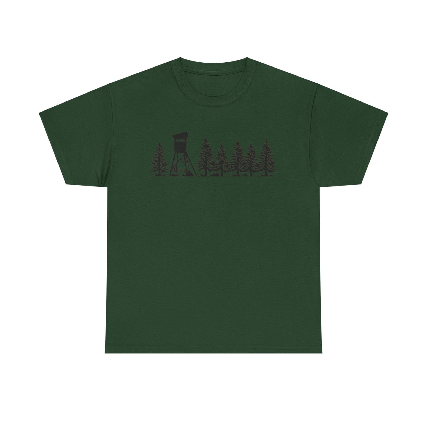 T-Shirt Unisex - Hochsitz im Wald