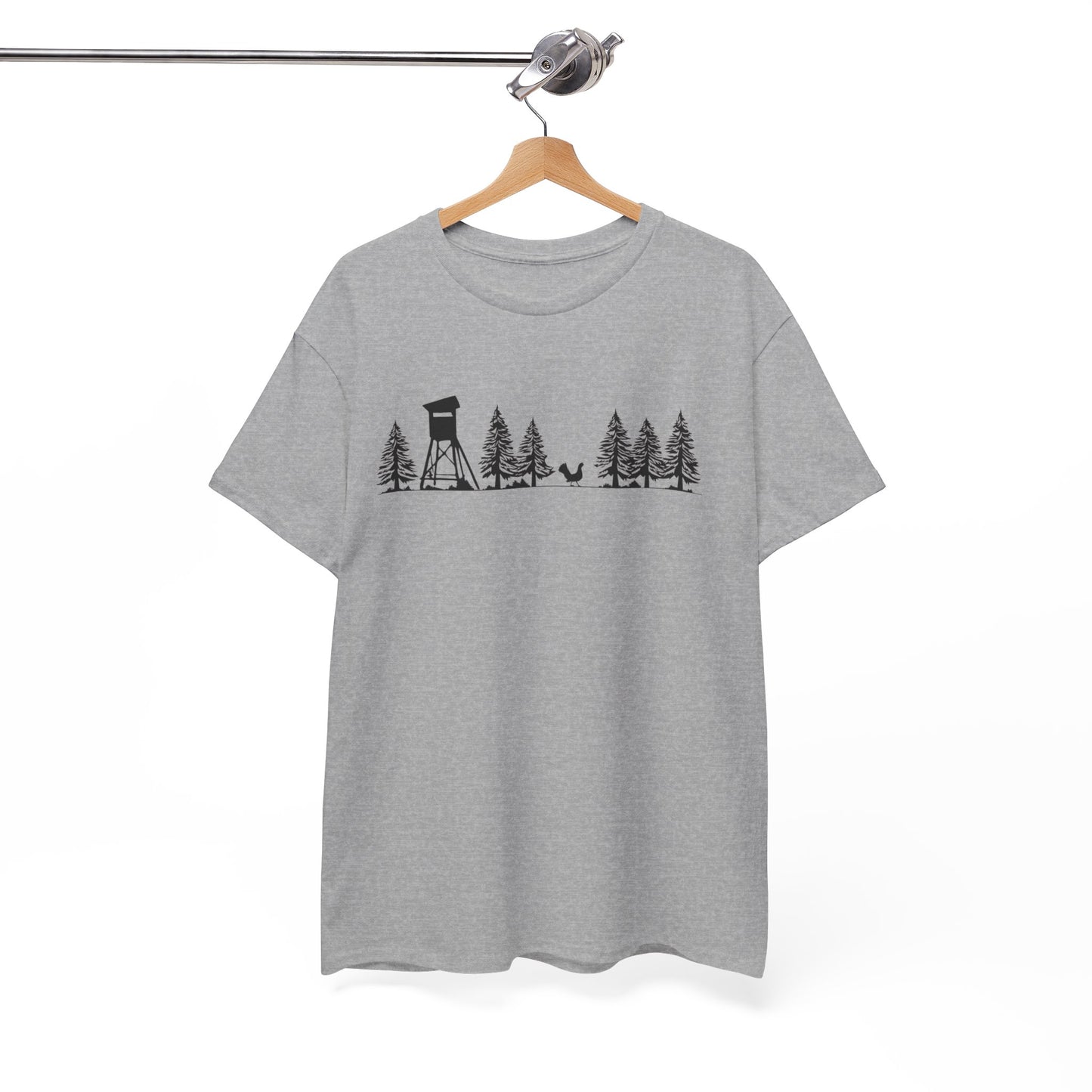 T-Shirt Unisex - Hochsitz im Wald - Auerhahn