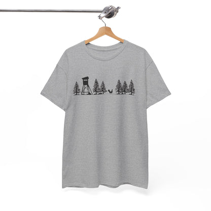 T-Shirt Unisex - Hochsitz im Wald - Auerhahn