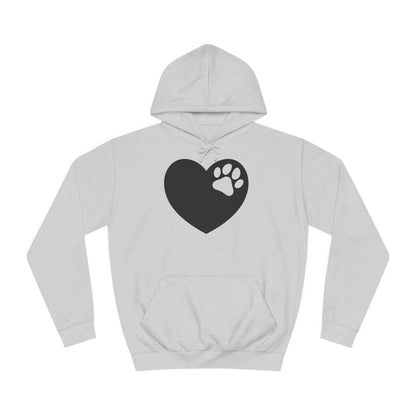 Hoodie Unisex - Hundepfote mit Herz 6
