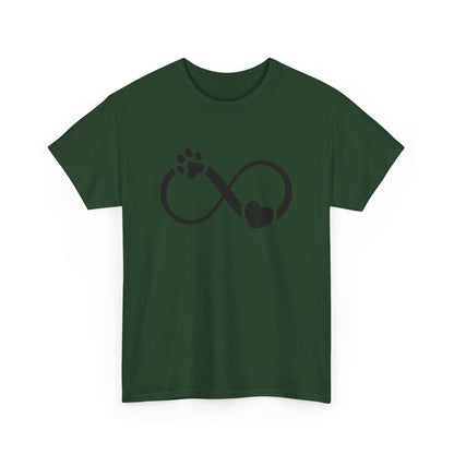 T-Shirt Unisex - Hundepfote mit Herz 3