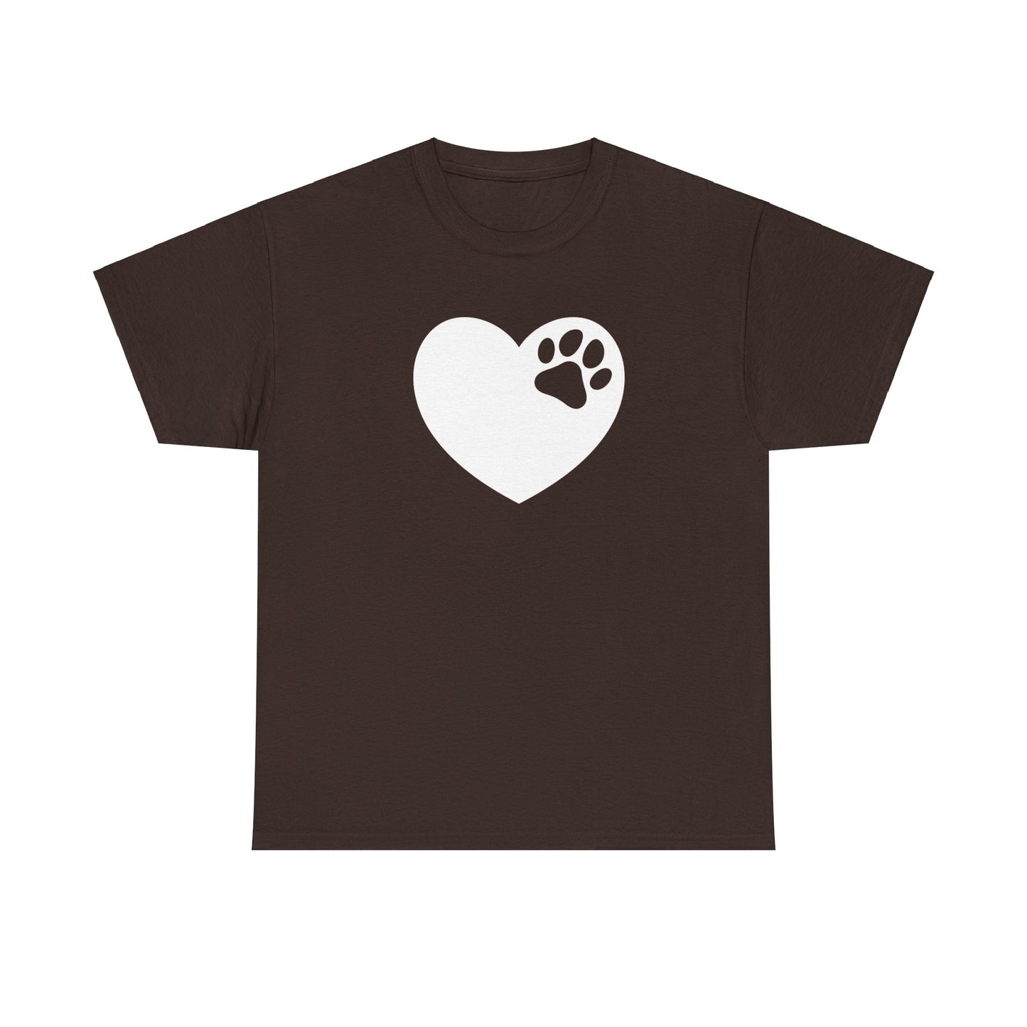 T-Shirt Unisex - Hundepfote mit Herz 6