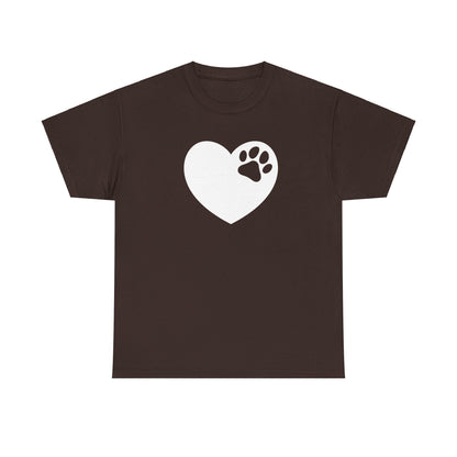 T-Shirt Unisex - Hundepfote mit Herz 6