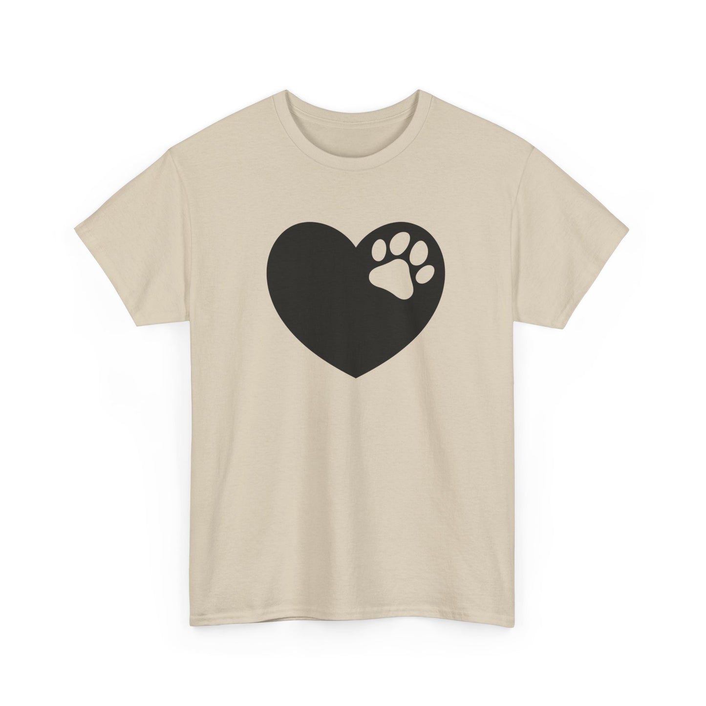 T-Shirt Unisex - Hundepfote mit Herz 6