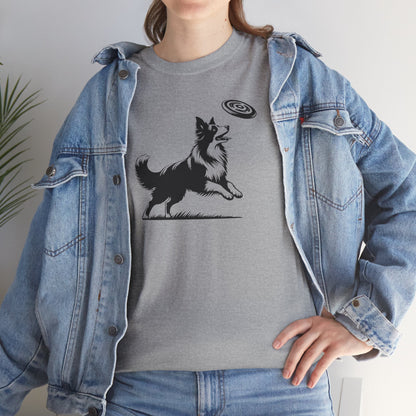 T-Shirt Unisex - Border Collie Frisbee