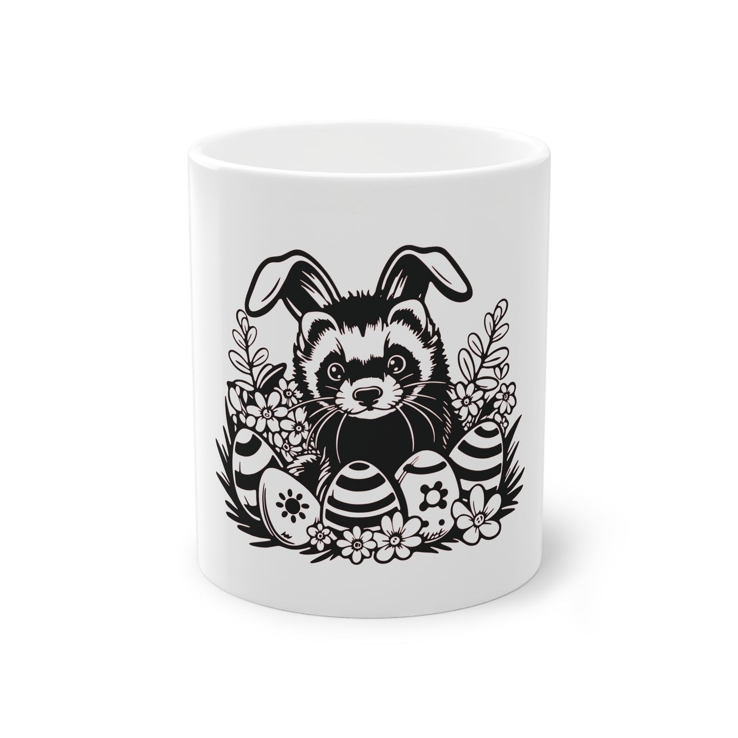 Tasse - Frettchen Ostern