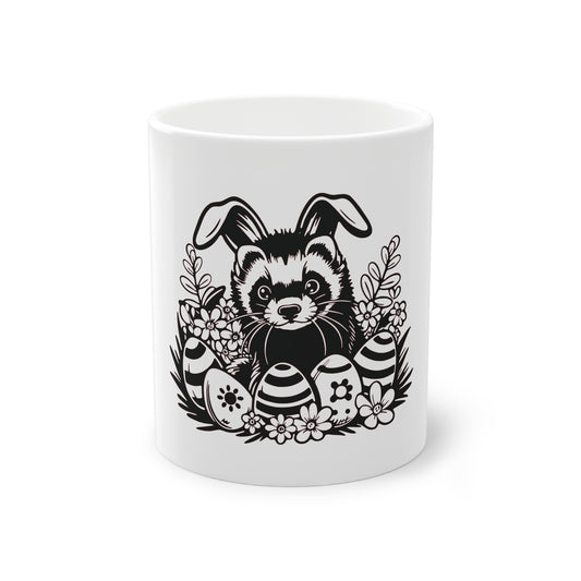 Tasse - Frettchen Ostern