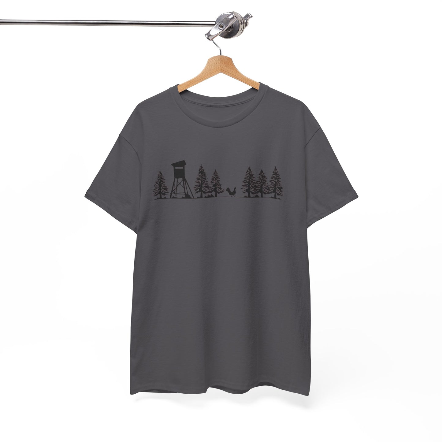 T-Shirt Unisex - Hochsitz im Wald - Auerhahn