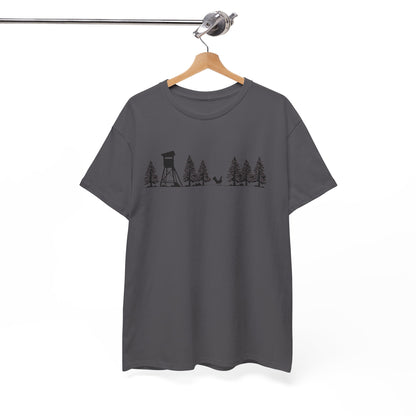 T-Shirt Unisex - Hochsitz im Wald - Auerhahn