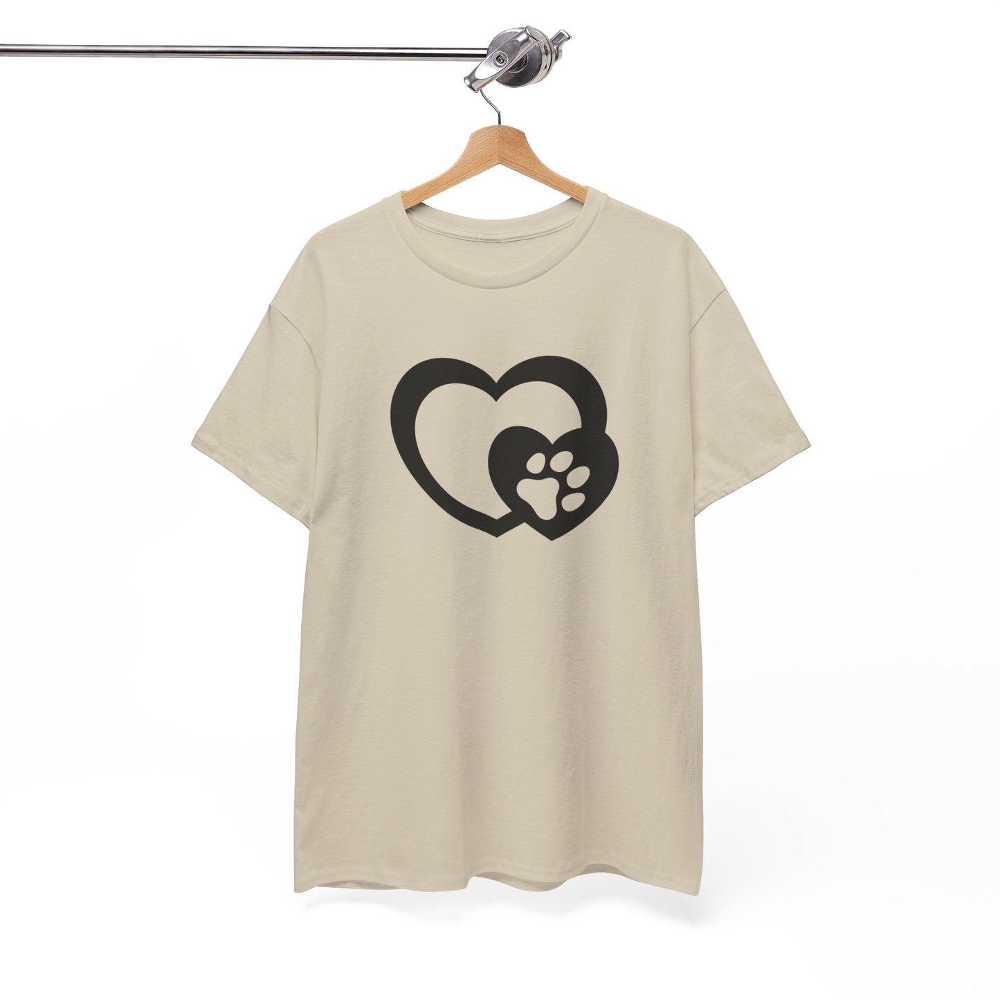 T-Shirt Unisex - Hundepfote mit Herz 5