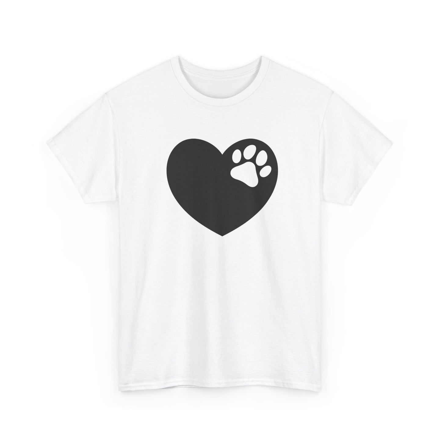 T-Shirt Unisex - Hundepfote mit Herz 6