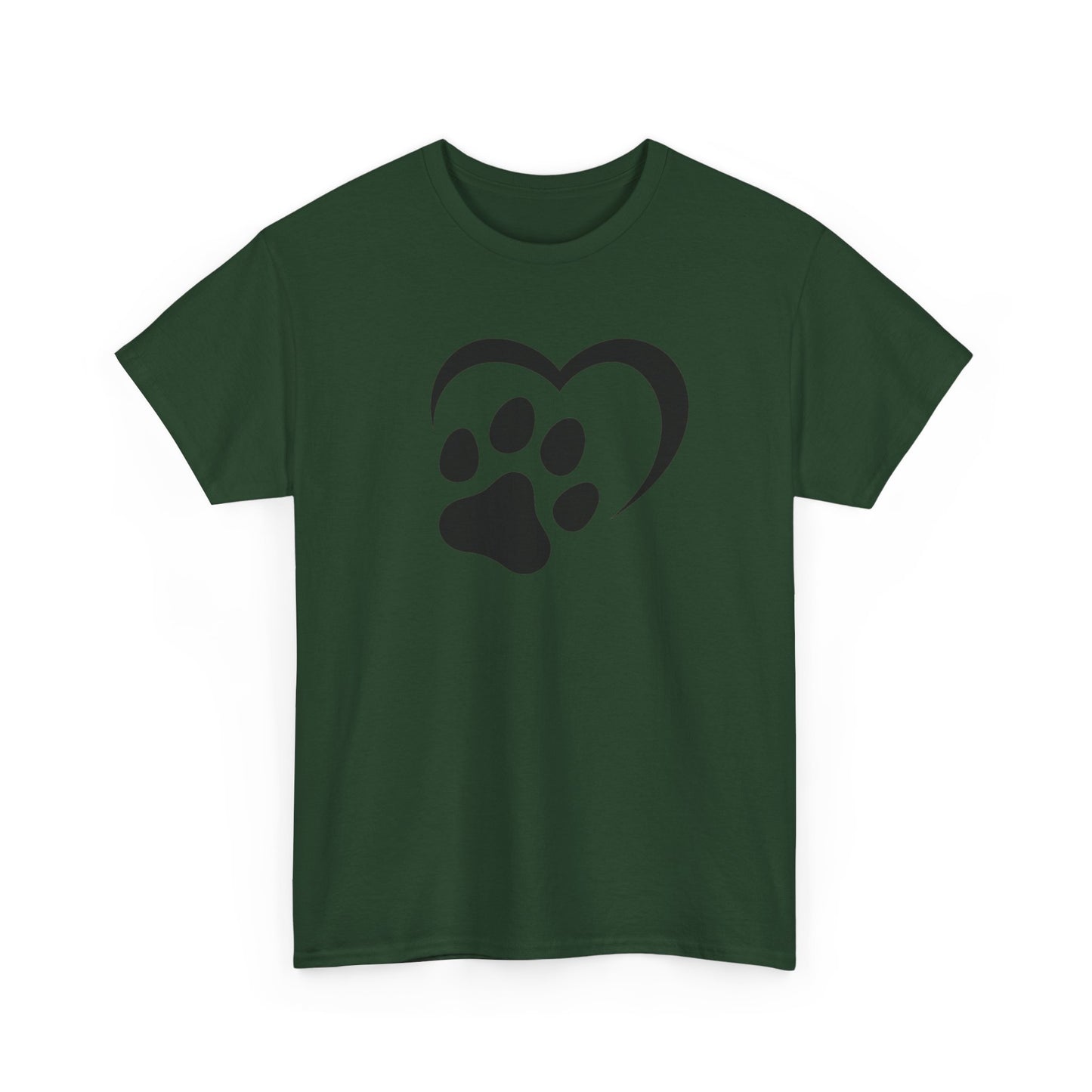 T-Shirt Unisex - Hundepfote mit Herz 2
