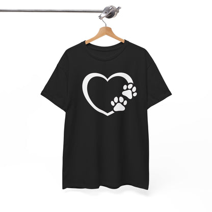 T-Shirt Unisex - Hundepfote mit Herz 7