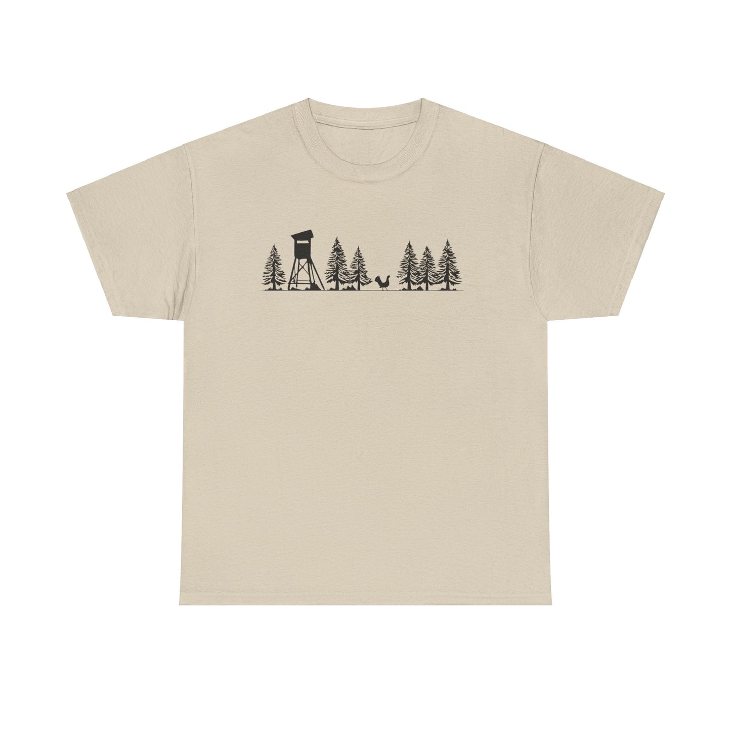 T-Shirt Unisex - Hochsitz im Wald - Auerhahn