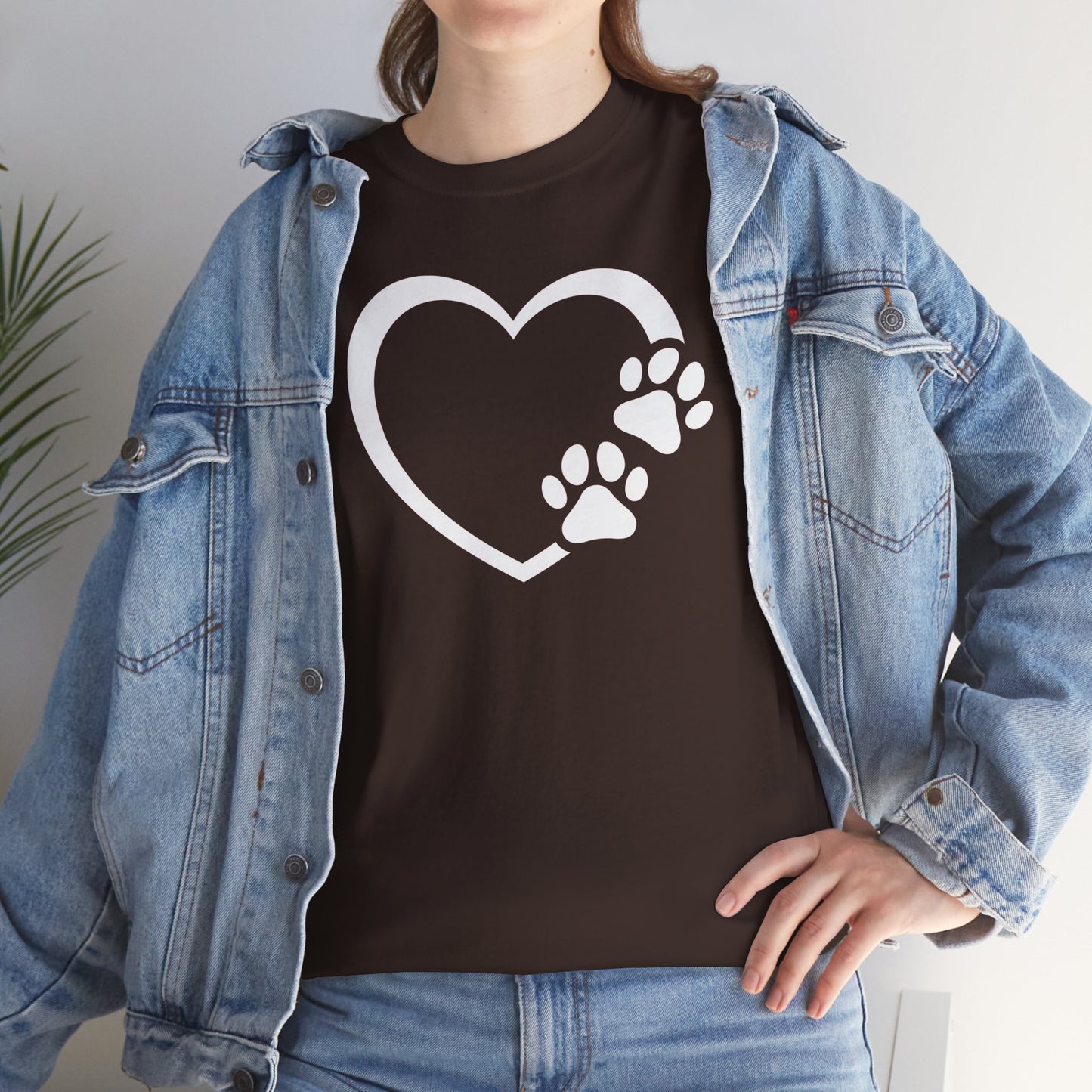 T-Shirt Unisex - Hundepfote mit Herz 7