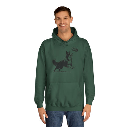Hoodie Unisex - Border Collie Frisbee