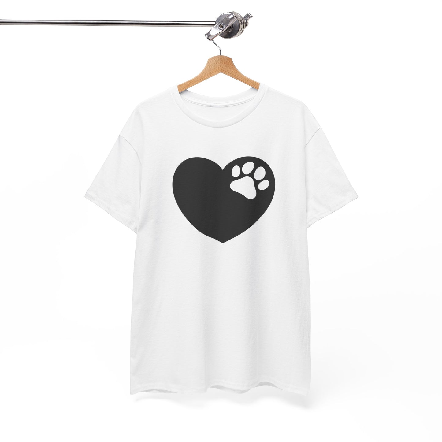 T-Shirt Unisex - Hundepfote mit Herz 6