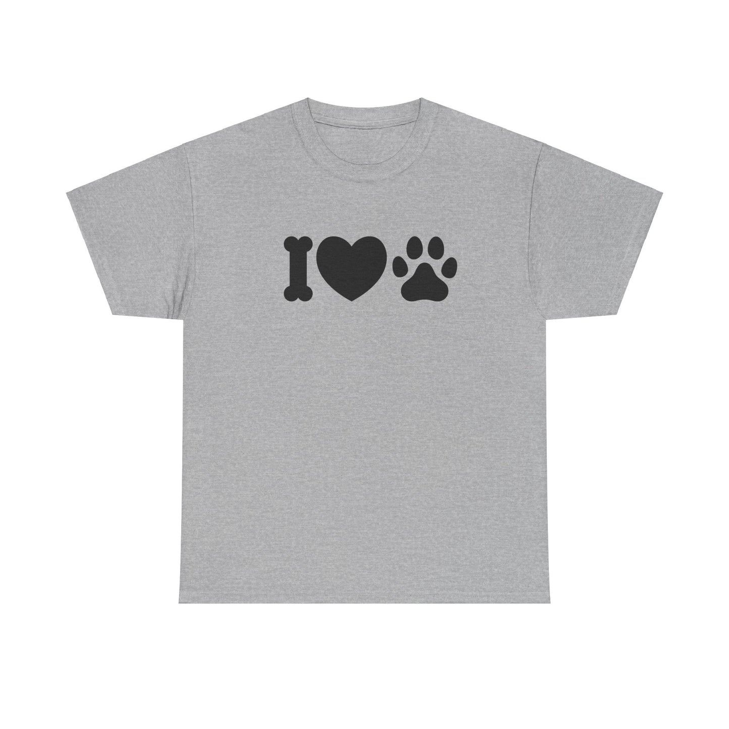 T-Shirt Unisex - Hundepfote mit Herz 4