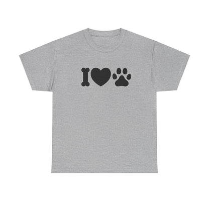 T-Shirt Unisex - Hundepfote mit Herz 4