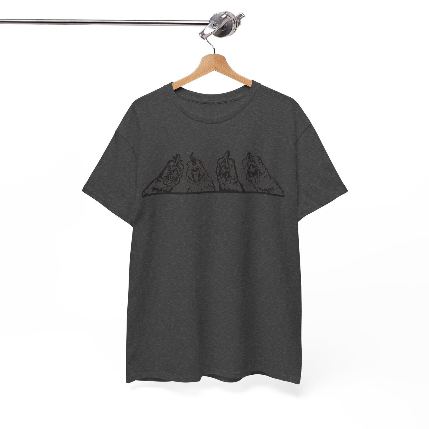 T-Shirt Unisex - Huhn Neugierig 2