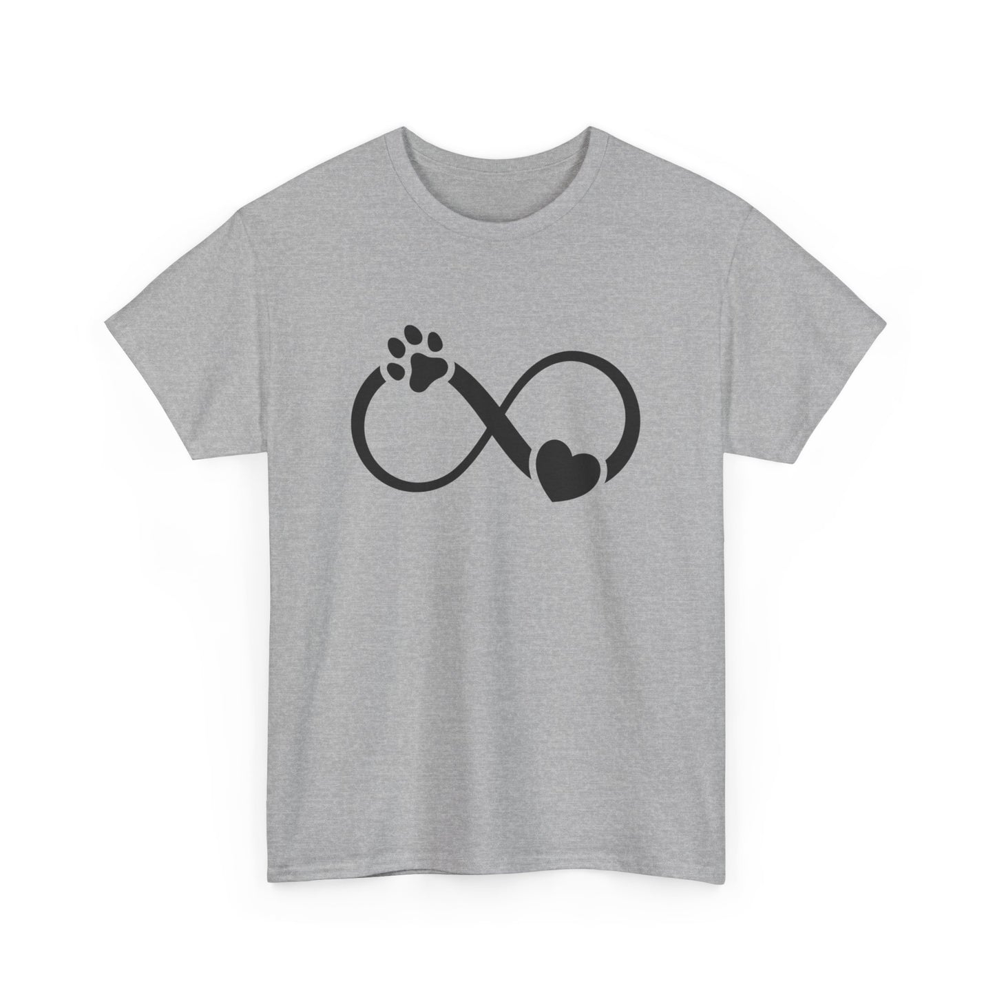 T-Shirt Unisex - Hundepfote mit Herz 3