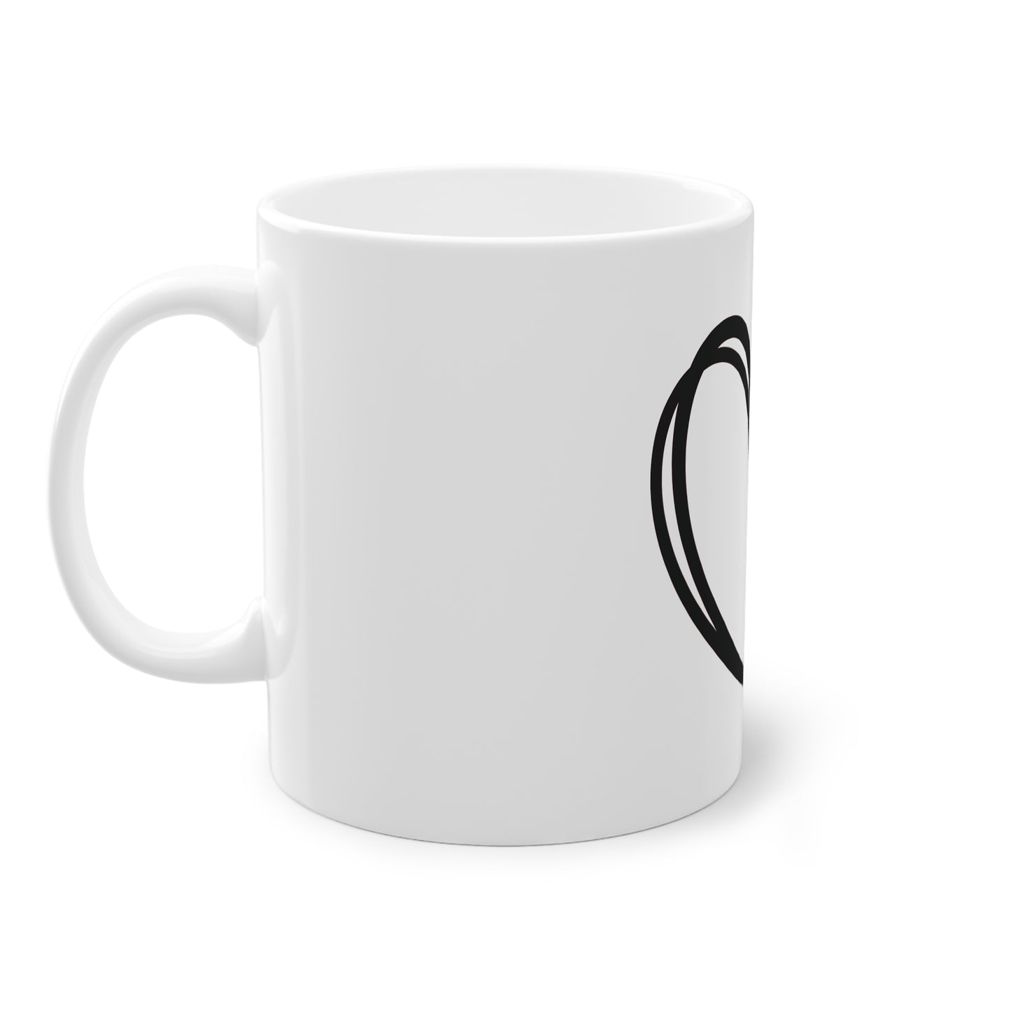 Tasse - Hundepfote mit Herz